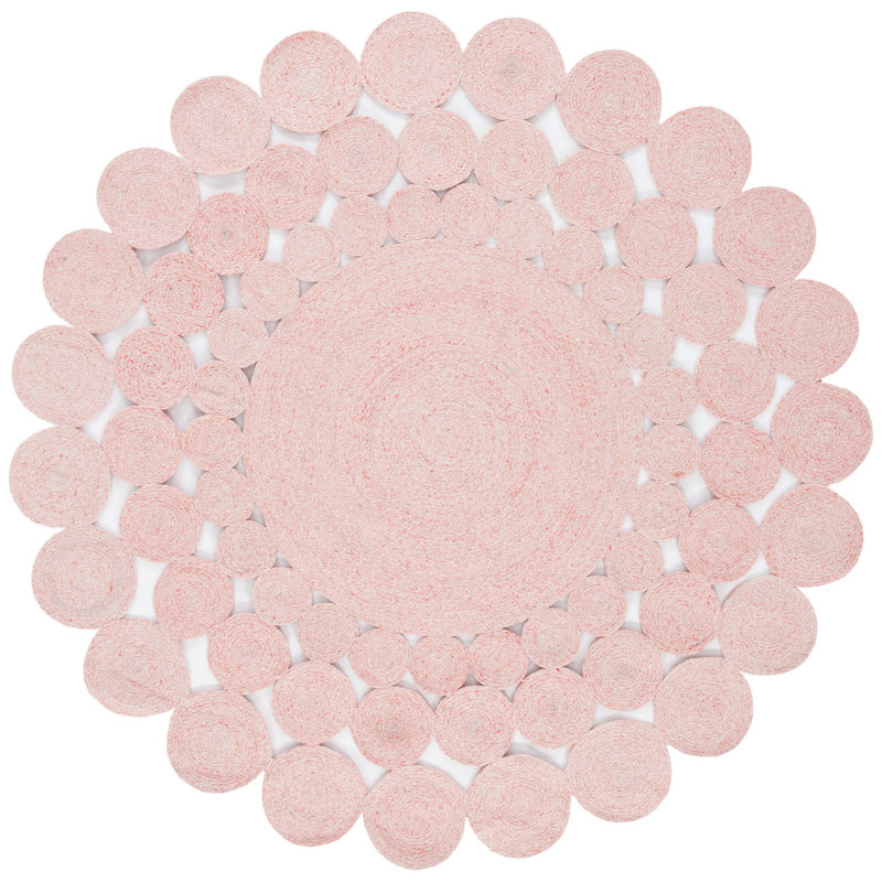Dunn Hand Woven Performance Solid Color Rug, Round 6'