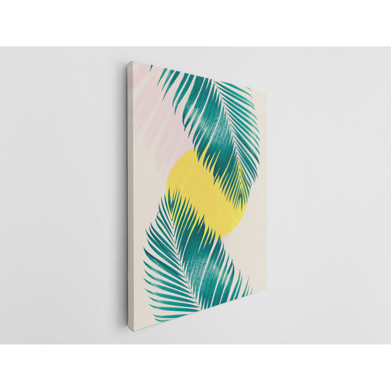 «Modern Minimalist Tropical», reproduction d'art sur toile