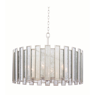 Palisade 4 LT Tarnished Silver Chandelier Kalco