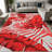 1PC Red Tropical Palm Leaf Botanical area rugs for Living Room, Soft and Comfortable, Suitable for all seasons, easy-to-maintain, machine washable Indoor floor mat, Under Table Farmhouse suitable for living room, dining room, bedroom, kitchen,-129886490