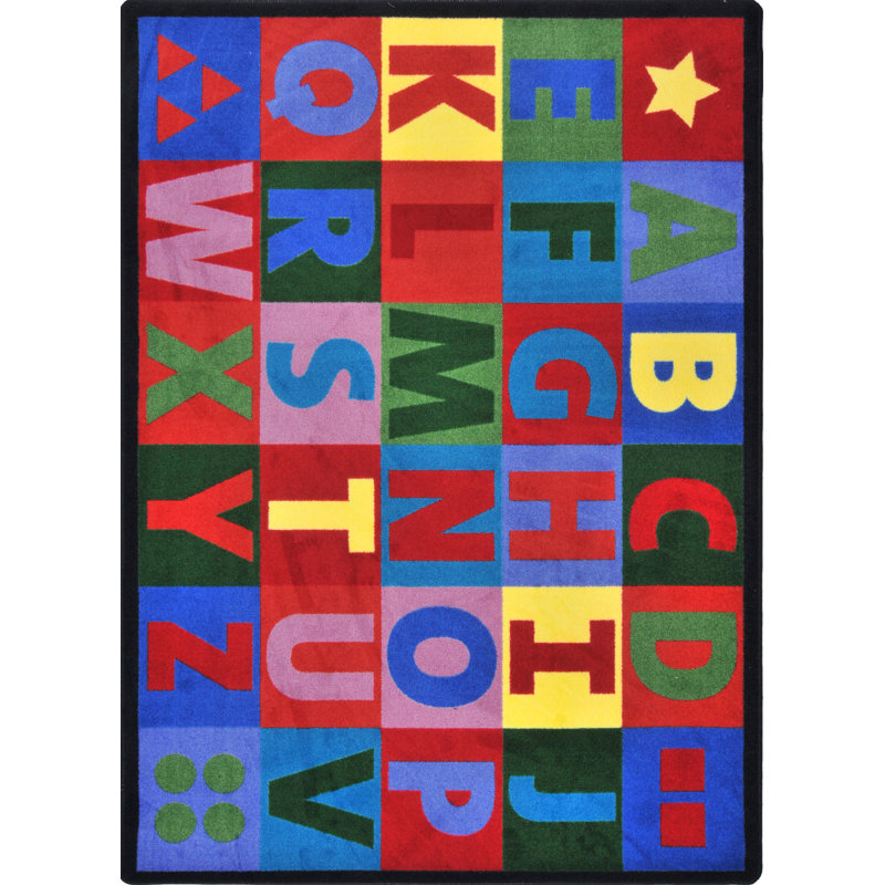 Oversize Alphabet© Area Rug, Rectangle 5'4" x 7'8"