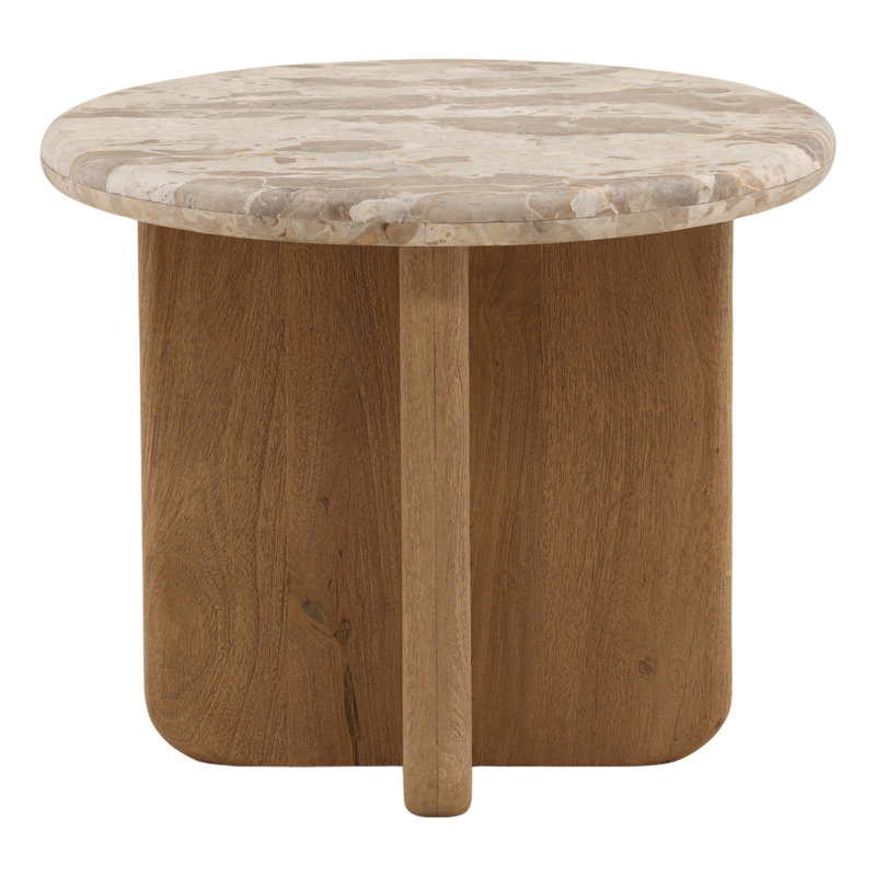 Layna Side Table Beige