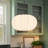 1-Light Fabric Pumpkin-Shaped Pendant Light