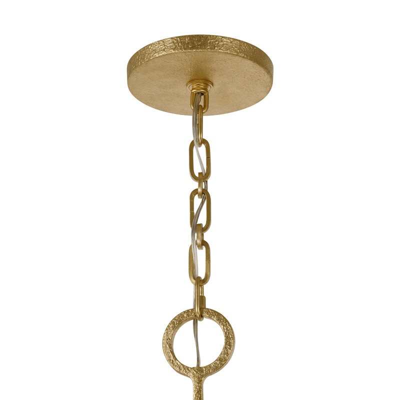 Noah 8-Light Chandelier in Gold Armory by Breegan Jane