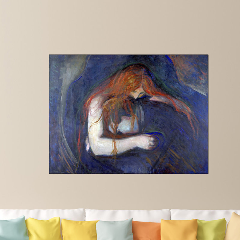 Edvard Munch - Wrapped Canvas Painting, 90cm H x 120cm W x 1.8cm D