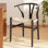 Chaise en bois massif Wyn