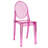 Resin Oval Back Victoria Chair, Armless Seat, 3 Chair Bundle by Chivari-106428042