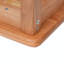 Tabouret à langer en bois de chêne massif pour adultes, 13 po