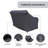 Ambarvale 53'' Wide U-Shaped Wicker Loveseat Cover