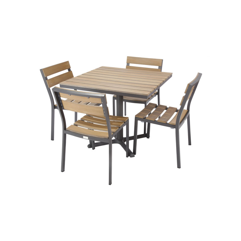 Asher Outdoor 5 - Piece Dining Set