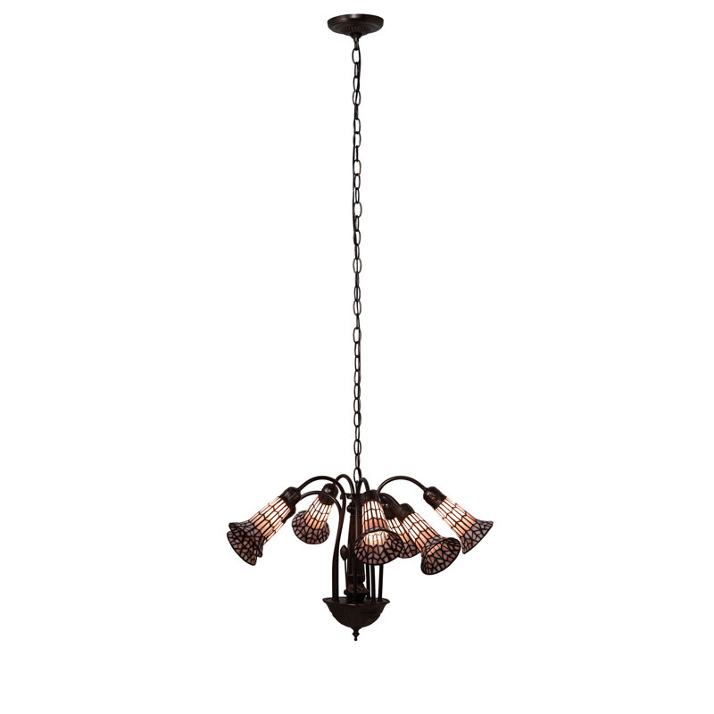 Lustre classique à 6 lumières arnkil, Rose