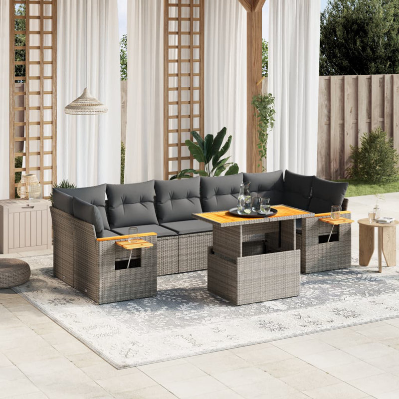 Ensemble de canapé de jardin Vidaxl