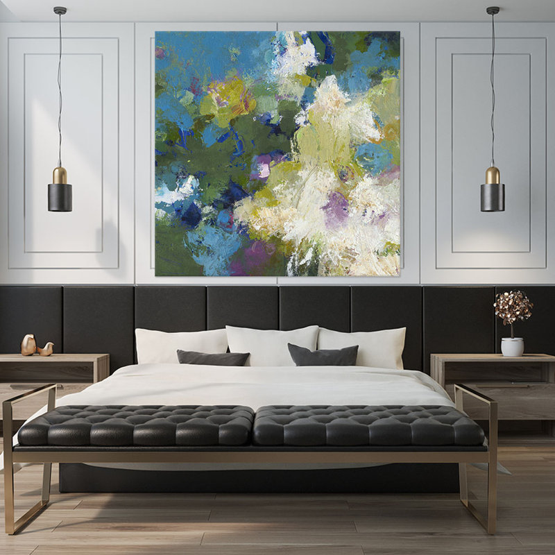 «Growing Season» par Janet tantne - reproduction d'art sur toile, H 54 po x l 54 po x P 1,5 po