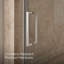 Composed 27-5/8-In28-3/8-In W X 71-1/2-In H Frameless Pivot Shower Door With 3/8-In Crystal Clear Glass And Back-To-Back Vertical Door Pulls-443988594