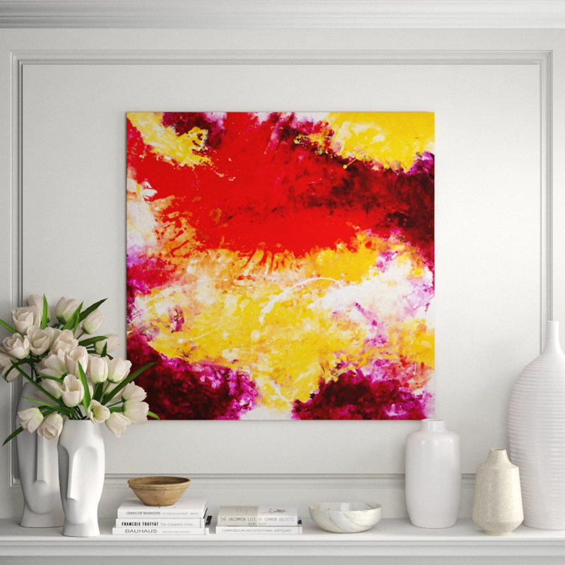 Fareinheight Print, Knife Gel, 54" H x 54" W x 1.5" D