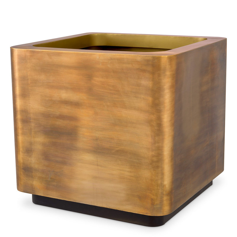 Jasper Handmade Metal Planter, 27.76" H x 29.53" W x 29.53" D