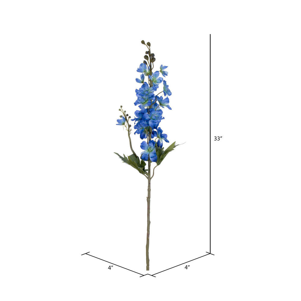 Faux Floral Stems, Blue 