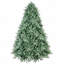 Arbre de Noël artificiel teinté bleu-vert 5 pi, 1194 pointes en PE + PVC, arbre unique avec branches articulées, base en métal stable-1550925835