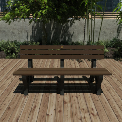Angelyna Aurora Park Bench by Highland Dunes