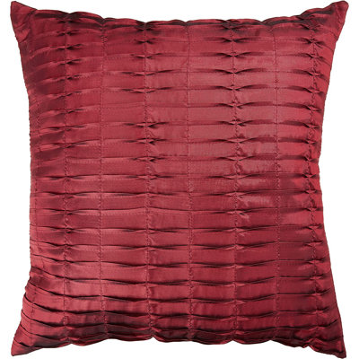  Silky Pleated Throw Pillow