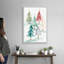 Arbres de Noël II - reproduction d'art sur toile-828359616-828359617