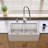 33'' L Double Bowl Fireclay Kitchen Sink-90988715