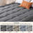 Bedsure Pillow Top Mattress Topper for Dorm & College, Cooling Breathable Mattress Pad with Deep Pocket-105588794-105588793