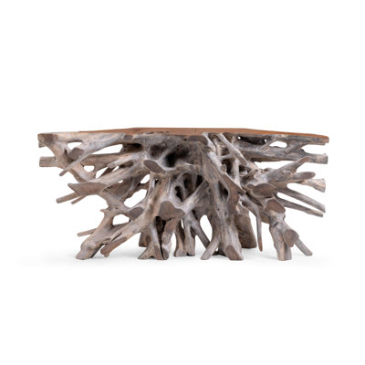 Cypress Teak Root Console Table