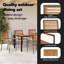 7 Piece Garden Dining Set Acacia-153793263