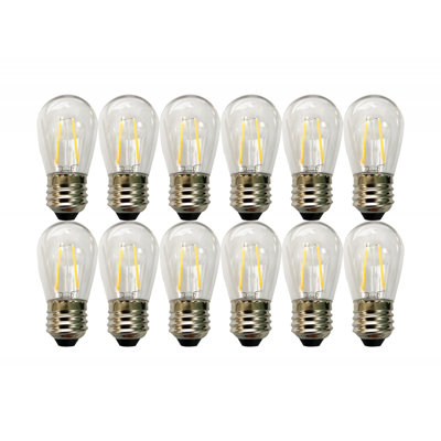 24 Ft. Indoor / Outdoor 12-Bulb Standard LED String Light