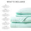 Ensemble de 4 draps 100% molleton doux au toucher - boulochage, lavable à la machine, avec drap plat, 2 taies d'oreiller ajustées, convient aux matelas de 16 po