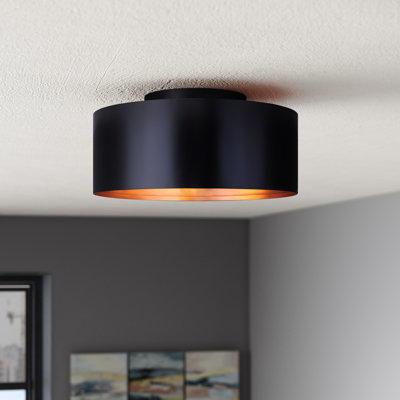 Plafonnier semi-encastré 15,75 po 2 lumières Troxel