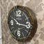 Giannopoulos Metal Wall Clock – Hand-Finished Analog Decorative Clock with Metal Frame for Living Room or Office Wall
