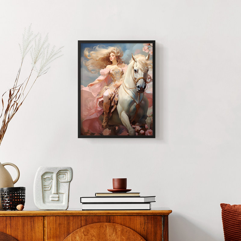 WOMEN Series CMXLV - reproduction encadrée de qualité supérieure - prête à être accrochée - aucun clou requis