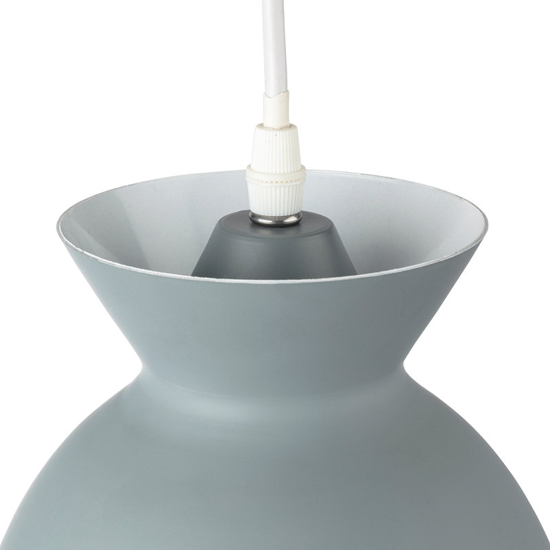 1 - Light Dome Pendant, Gray