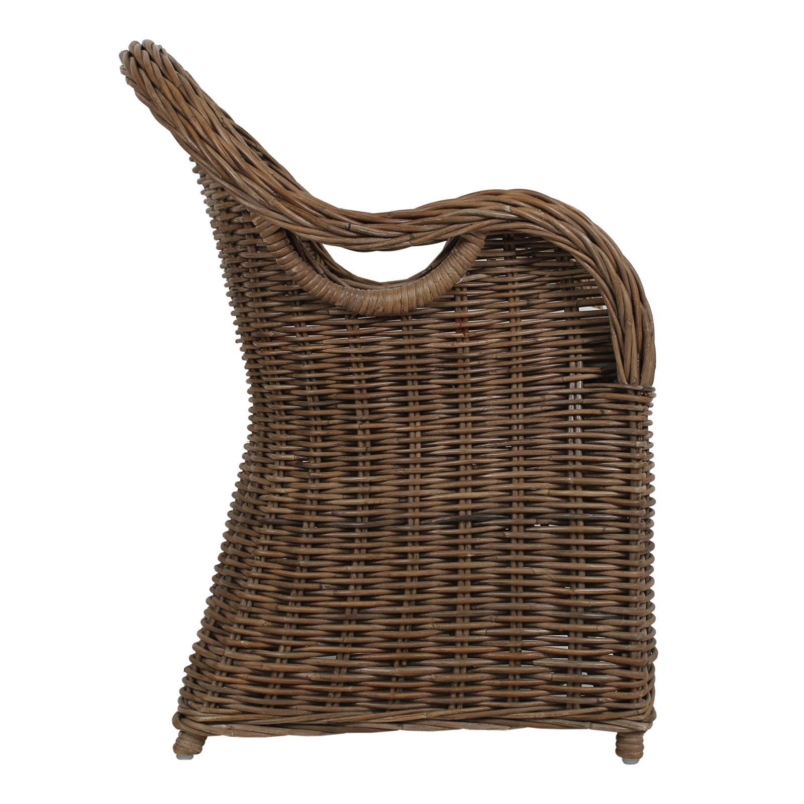 Attina Upholstered Armchair, Brown