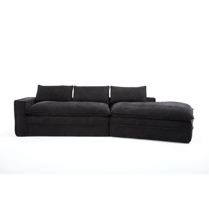 Canapé modulaire Modern, Noir