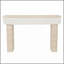 Table d'entrée, deux tiroirs à poignées cachées, console, assemblage facile, pour l'entrée et la salle à manger, le salon et le couloir