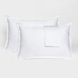 Martex Clean Essentials Pillow and Pillow Protector Set With Silverbac Antimicrobial Technology