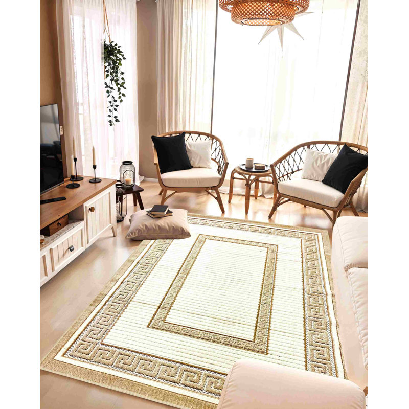 Tapis Joseph DESIGN 5513, crème, Rectangle 7 pi 11 po x 10 pi 10 po