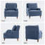 Chaise d'appoint Mid-Century avec coussins-61022284