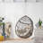 8Ft Chain Teardrop Hanging Chair - Long-Lasting , Cushions, Khaki + Brown, 37.13W X 44.84H, Professional Setup Needed With Waterproof Style, 24.36D Install
