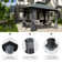 Galvanized Steel Patio Gazebo with Overhang Slope-design Double Roof