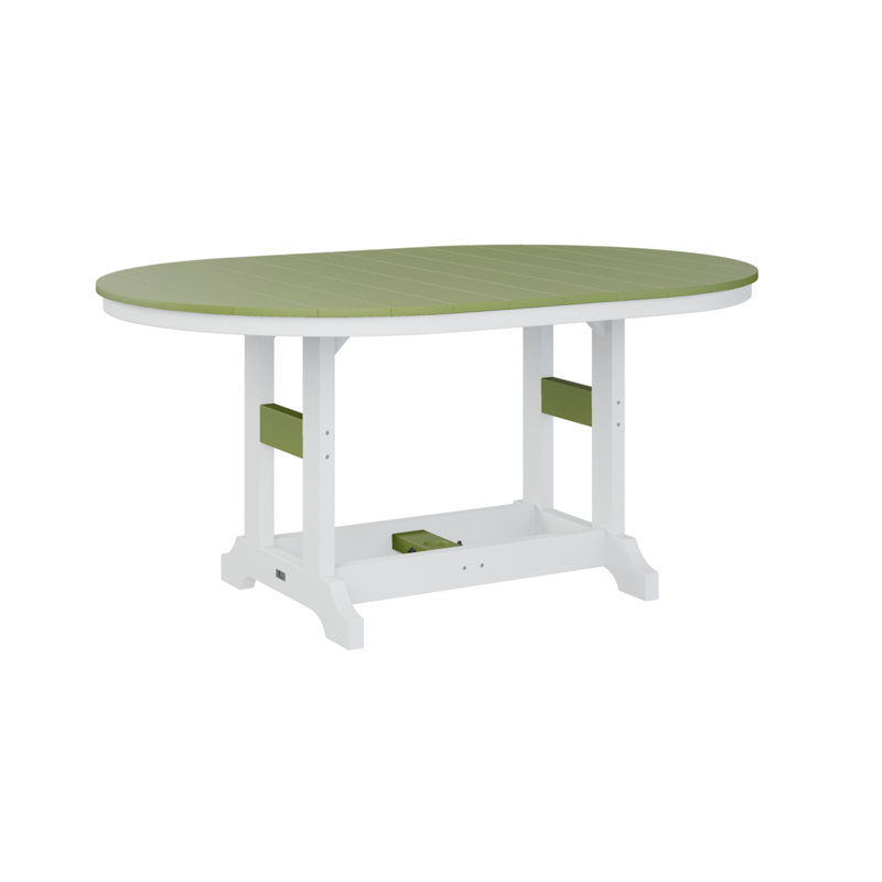 Garden Classic Outdoor Oval, Kiwi Green, 30.87" H x 64" W x 44" D
