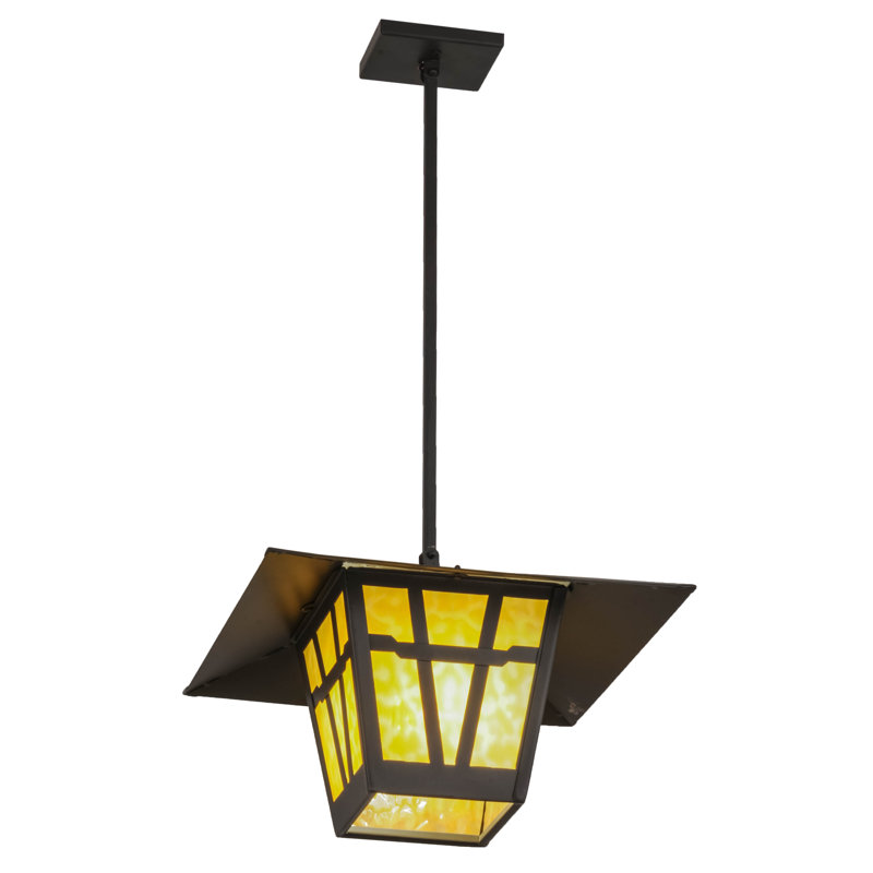 Luminaire suspendu géométrique 1 lumières lanterne