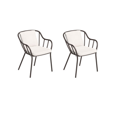 Chaise de patio avec coussin Malti