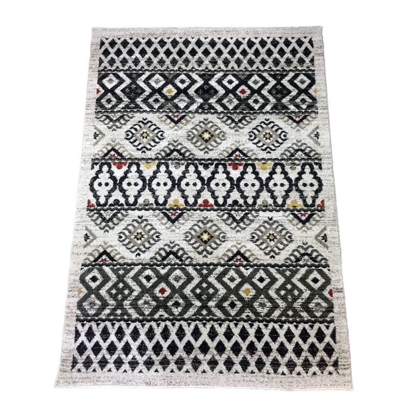 Milia Geometric Area Rug, Rectangle 80 x 150cm