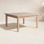 Table basse carrée en bois massif Amina