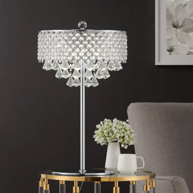 Crystal and Brass Table Lamp -  Canada