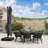 11' Square Cantilever Umbrella with Base and Soft 12 Colours Changing Light for Umbrella-100673674